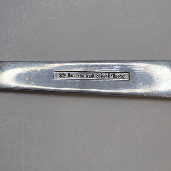 Serta Imperial Stainless Steel Vintage Korea Serving Fork and Ladle Set - Picture 7 of 12